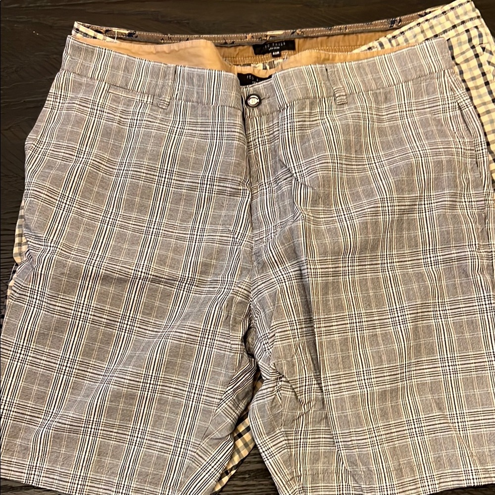 2 Ted Baker Plaid Shorts - Picture 4 of 5